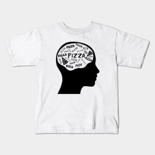 Pizza on my Mind Kids T-Shirt